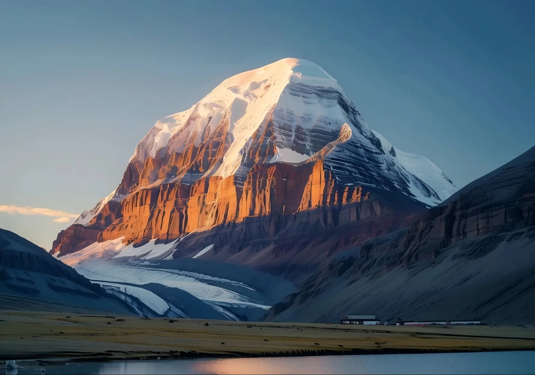 雪山景观配图